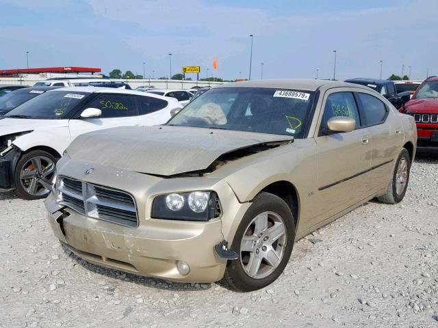 2B3CA3CV7AH186881 - 2010 DODGE CHARGER SX GOLD photo 2