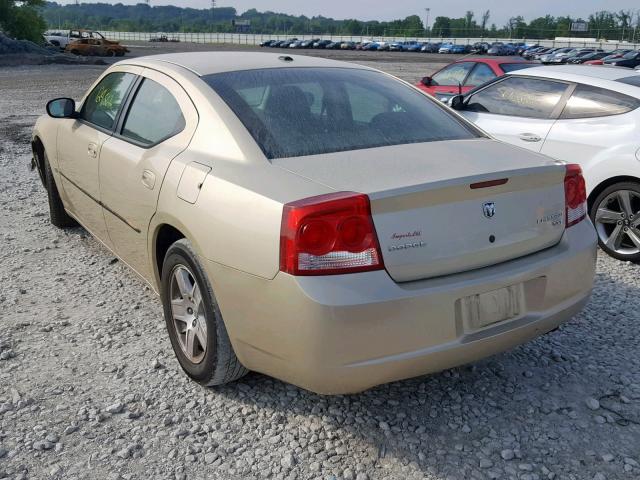 2B3CA3CV7AH186881 - 2010 DODGE CHARGER SX GOLD photo 3