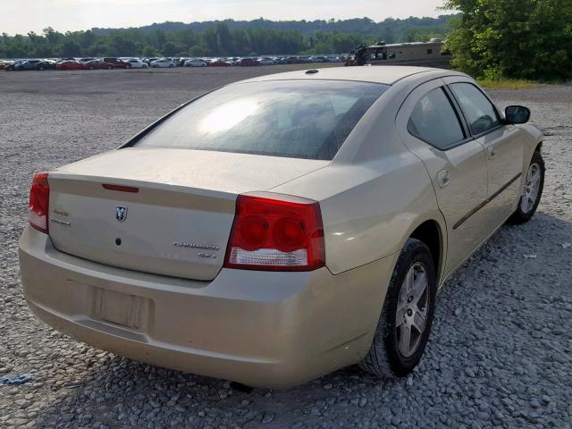 2B3CA3CV7AH186881 - 2010 DODGE CHARGER SX GOLD photo 4