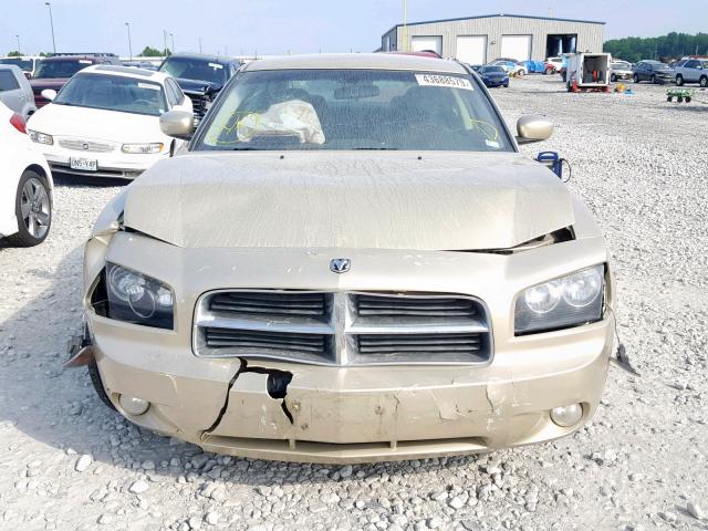 2B3CA3CV7AH186881 - 2010 DODGE CHARGER SX GOLD photo 7