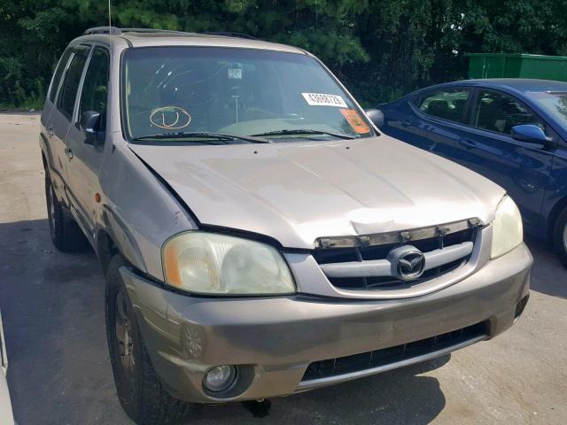 4F2CU09172KM43587 - 2002 MAZDA TRIBUTE LX TAN photo 1