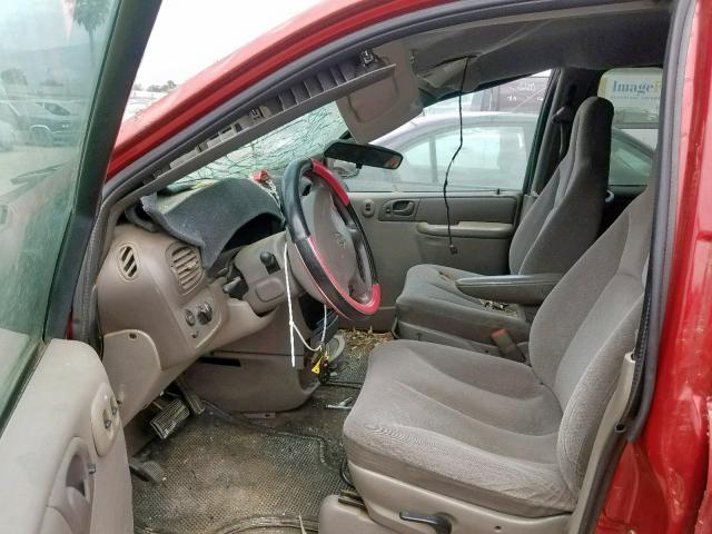 1D4GP25R43B245103 - 2003 DODGE CARAVAN SE RED photo 5