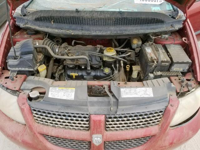 1D4GP25R43B245103 - 2003 DODGE CARAVAN SE RED photo 7