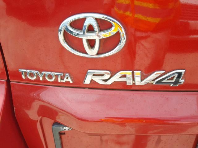 JTMZK31V685020927 - 2008 TOYOTA RAV4 LIMIT RED photo 9