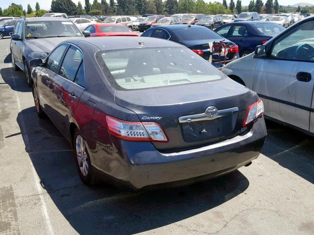 4T1BB3EK0BU140507 - 2011 TOYOTA CAMRY HYBR GRAY photo 3