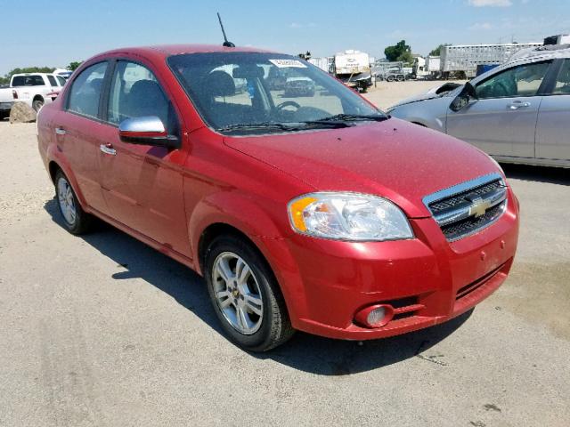 KL1TG5DE9BB160274 - 2011 CHEVROLET AVEO LT RED photo 1