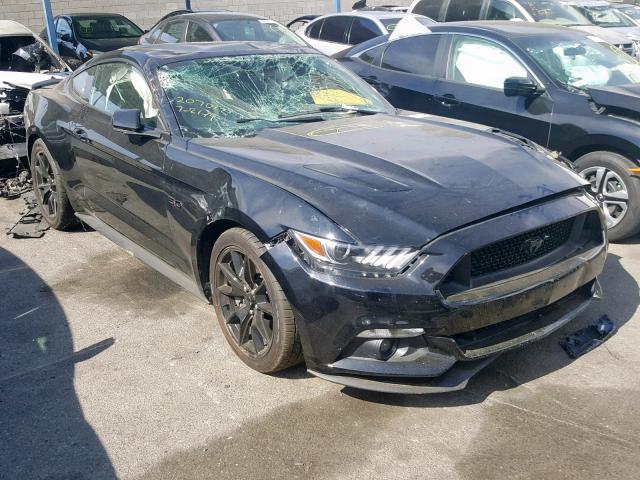 1FA6P8CF0H5210574 - 2017 FORD MUSTANG GT BLACK photo 1