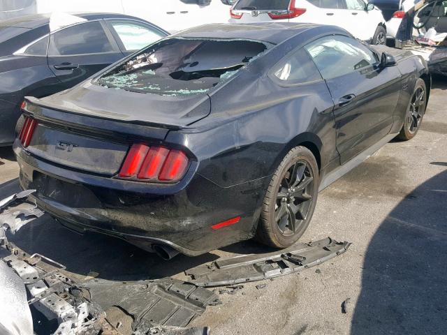 1FA6P8CF0H5210574 - 2017 FORD MUSTANG GT BLACK photo 4