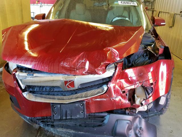 5GZEV23D69J149794 - 2009 SATURN OUTLOOK XR მუქწითელი ფოტო 9