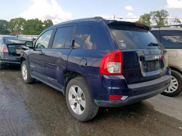 1C4NJCBB5CD686424 - 2012 JEEP COMPASS SP ლურჯი ფოტო 3