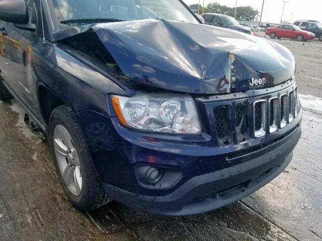 1C4NJCBB5CD686424 - 2012 JEEP COMPASS SP ლურჯი ფოტო 9