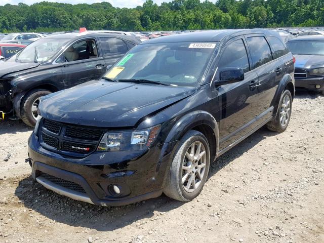 3C4PDCEGXFT645552 - 2015 DODGE JOURNEY R/ BLACK photo 2