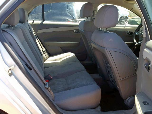 1G1ZH57B394162840 - 2009 CHEVROLET MALIBU 1LT 银色 照片 6