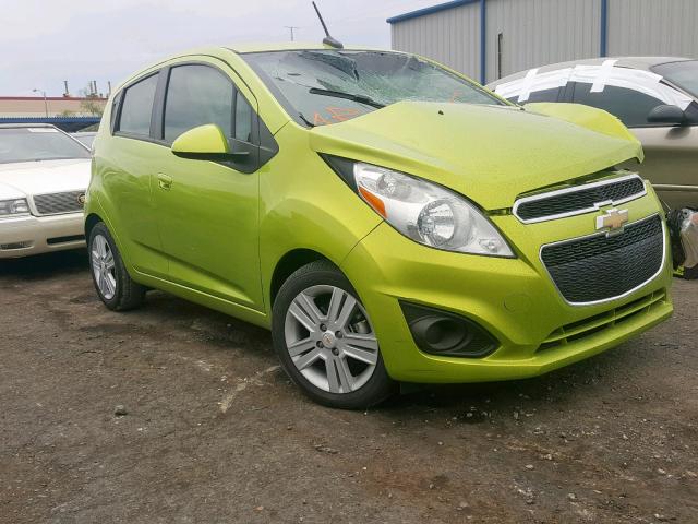 KL8CB6S92EC408908 - 2014 CHEVROLET SPARK LS GREEN photo 1