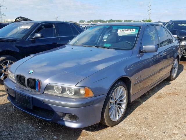 WBADN53441GC97068 - 2001 BMW 540 I BLUE photo 2