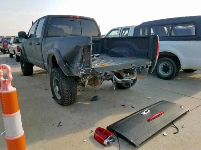 3D7KU28C14G201176 - 2004 DODGE RAM 2500 S შავი ფოტო 3