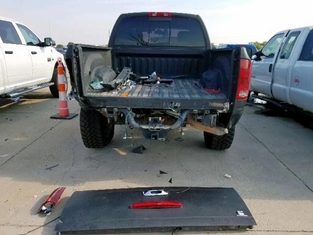 3D7KU28C14G201176 - 2004 DODGE RAM 2500 S შავი ფოტო 9