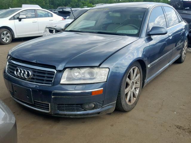 WAUML44E15N001039 - 2005 AUDI A8 L QUATT BLUE photo 2