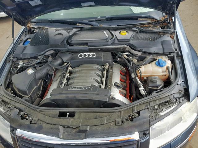 WAUML44E15N001039 - 2005 AUDI A8 L QUATT BLUE photo 7