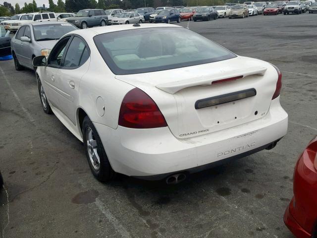 2G2WS522441163670 - 2004 PONTIAC GRAND PRIX WHITE photo 3