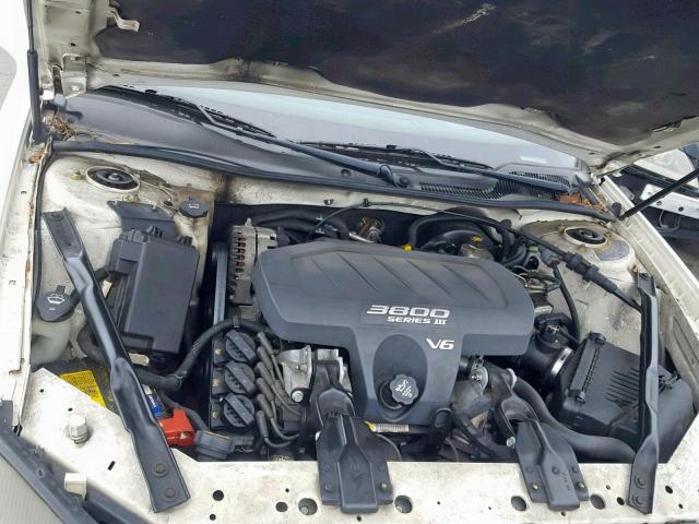 2G2WS522441163670 - 2004 PONTIAC GRAND PRIX WHITE photo 7