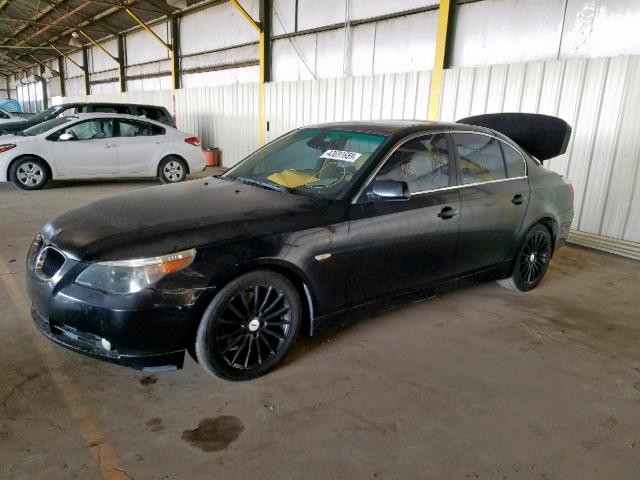 WBANA53555B863442 - 2005 BMW 525 I BLACK photo 2