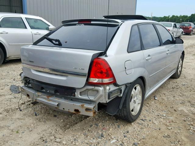 1G1ZU64855F120002 - 2005 CHEVROLET MALIBU MAX 银色 照片 4