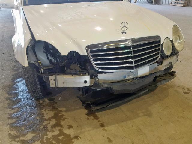 WDBUF56X38B311664 - 2008 MERCEDES-BENZ E 350 WHITE photo 9