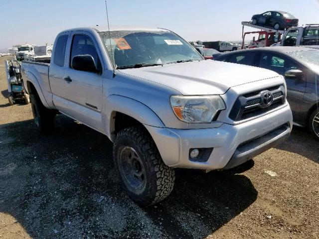 5TFUU4EN4CX033872 - 2012 TOYOTA TACOMA SILVER photo 1