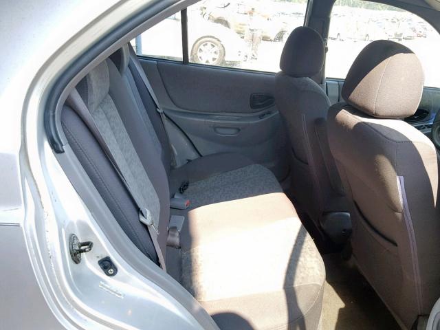 KMHCG45C55U662509 - 2005 HYUNDAI ACCENT GL SILVER photo 6