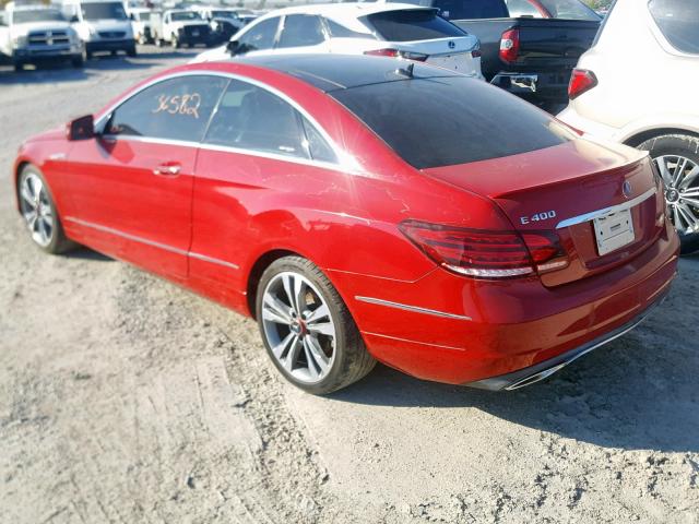 WDDKJ6FB8GF315790 - 2016 MERCEDES-BENZ E 400 RED photo 3