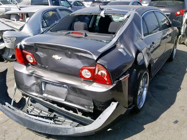 1G1ZC5EB9A4112322 - 2010 CHEVROLET MALIBU 1LT 灰色 照片 4