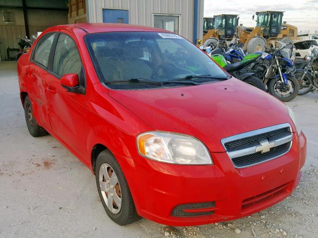 KL1TD5DE5BB153119 - 2011 CHEVROLET AVEO LS RED photo 1