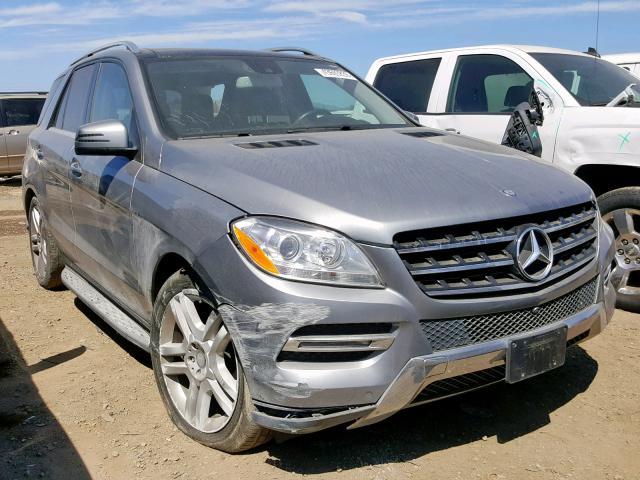 4JGDA5JB4FA525184 - 2015 MERCEDES-BENZ ML 350 GRAY photo 1