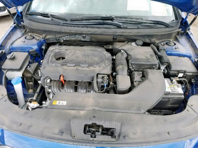 5NPE34AF2GH419732 - 2016 HYUNDAI SONATA SPO BLUE photo 7