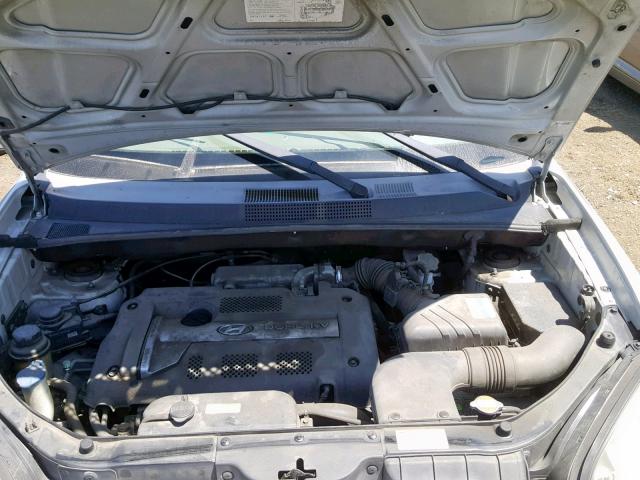 KM8JM12B16U458432 - 2006 HYUNDAI TUCSON GL GRAY photo 7