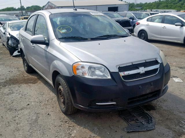 KL1TD5DE5AB089971 - 2010 CHEVROLET AVEO LS SILVER photo 1