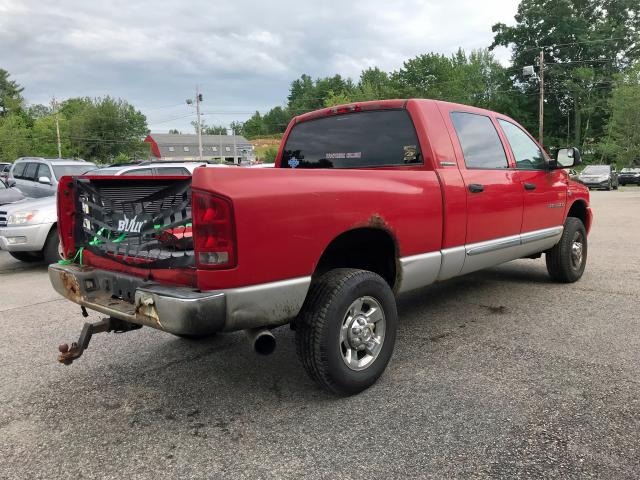 3D3LX39C56G137860 - 2006 DODGE RAM 3500 RED photo 4