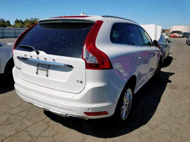 YV440MDK8F2691373 - 2015 VOLVO XC60 T5 WHITE photo 4