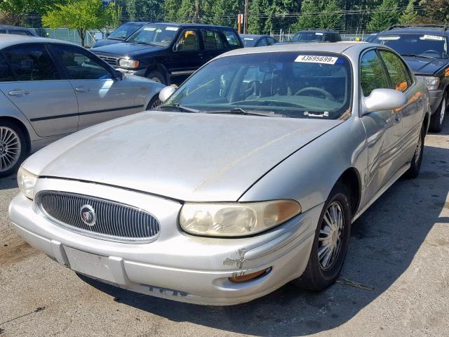 1G4HP54K624185668 - 2002 BUICK LESABRE CU SILVER photo 2