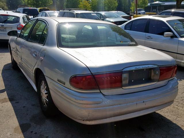 1G4HP54K624185668 - 2002 BUICK LESABRE CU SILVER photo 3