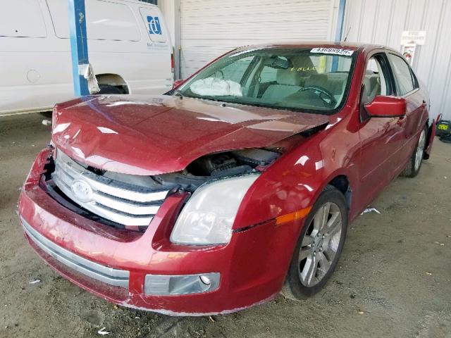 3FAHP08178R162799 - 2008 FORD FUSION SEL RED photo 2