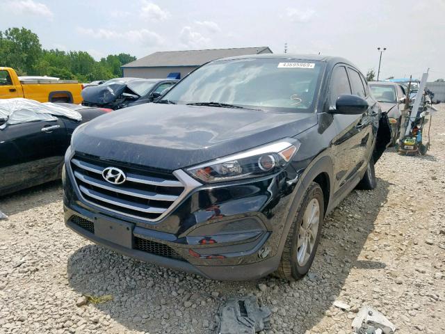 KM8J23A40HU578262 - 2017 HYUNDAI TUCSON SE BLACK photo 2