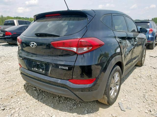 KM8J23A40HU578262 - 2017 HYUNDAI TUCSON SE BLACK photo 4