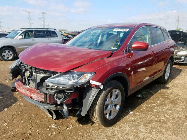 JM3TB3CA7D0420896 - 2013 MAZDA CX-9 TOURI RED photo 2