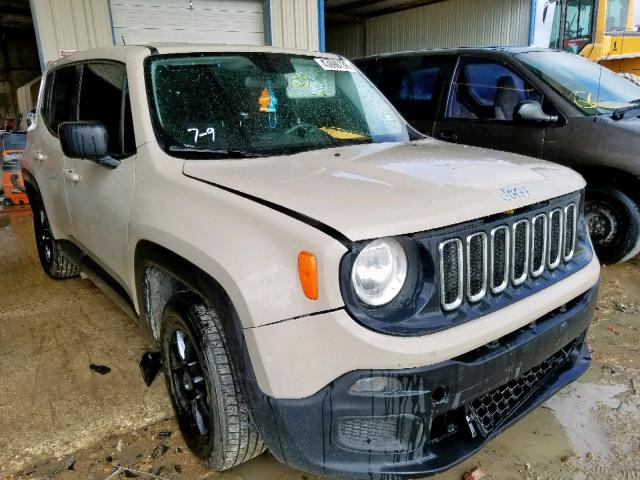 ZACCJAAT0GPD40813 - 2016 JEEP RENEGADE S ბეჟი ფოტო 1