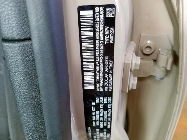 ZACCJAAT0GPD40813 - 2016 JEEP RENEGADE S ბეჟი ფოტო 10