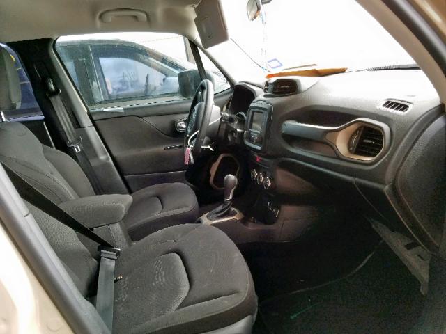 ZACCJAAT0GPD40813 - 2016 JEEP RENEGADE S ბეჟი ფოტო 5