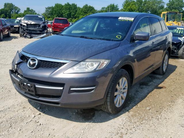 JM3TB28A380138022 - 2008 MAZDA CX-9 GRAY photo 2