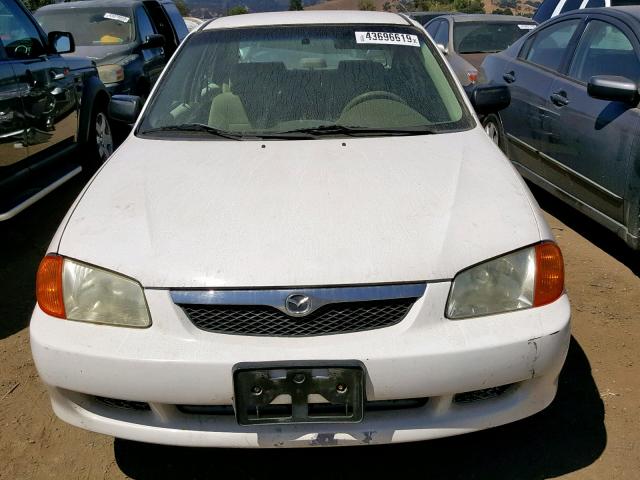 JM1BJ2226Y0205978 - 2000 MAZDA PROTEGE DX WHITE photo 9